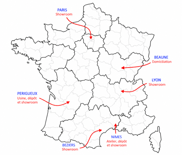 Bourgogne / Paris / Ile-de-France / Occitanie / Rhône-Alpes / Provence-Alpes-Côte d'Azur / Nouvelle Aquitaine