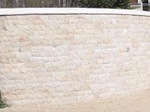 Parement pierre Plaquette Travertin éclaté + vieilli en LL x 10 x 2cm