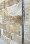 Parement en pierre de Montaganc B1 face éclatée sur mesure, assise 20cm maxi, longueur 40cm maxi