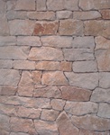 Parement Village pierre naturelle de Dordogne, ép. 2/3 cm, ht 6 à 15cm face arrière sciée