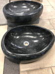 Vasque en marbre noir