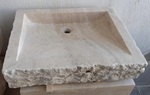 Vasque pierre Lunel 50 x 40 x 10cm
