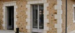 Pierre de Dordogne Montagnac encadrement de fenêtre et chaine d'Angle
