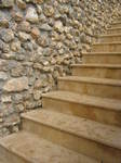 Escalier en pierre naturelle de Dordogne