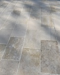 Terrasse en pierre de Montagnac Crème