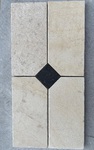 Montagnac Crème et Bleu du Hainaut adouci fin pour cabochon