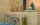Baignoire encastrée avec habillage mural beige minéral