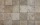 Carrelage en pose carrée, teintes variées