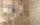 Sol receveur et parement mural de douche beige, assortis