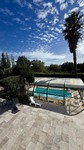 Travertin extérieur en terrasse plage de piscine entre Narbonne et Béziers