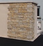 Parement Dordogne, ép. 2/3 cm, ht 6 à 15cm face arrière sciée