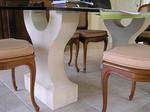 Pieds de table en pierre naturelle