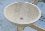 Vasque pierre adoucie