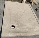 Bac à douche en pierre naturelle