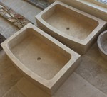 Evier en Travertin pierre naturelle