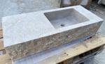 Evier en pierre naturelle MONTAGNAC de France dimensions à la demande