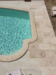 Dallage terrasse et margelle piscine en pierre naturelle de Dordogne, Périgord