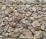 PAREMENT PIERRE NATURELLE PIERRE D'OR - PRESENTATION AU SOL POSE A SEC