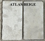 Dallage pierre du Maroc ATLAS Beige adouci, arêtes vibrées