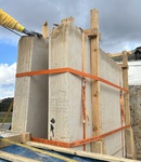 Tranche en pierre ATLAS Beige clair, épaisseur 3cm