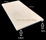 Margelle décaissée Travertin