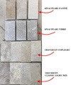 Comparaison d'échantillons en pierres naturelles