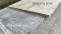 Travertin Beige avec Montagnac gris, pierre naturelle