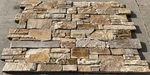 Parement en pierre naturelle en quartzite Doré en Z