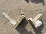 Angle Parement mural en pierre naturelle Quartzite Doré en vrac loose stone