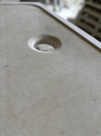Bac à douche, receveur en pierre du Périgord Montagnac Crème