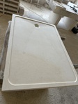 Bac à douche, receveur en pierre du Périgord Montagnac Crème